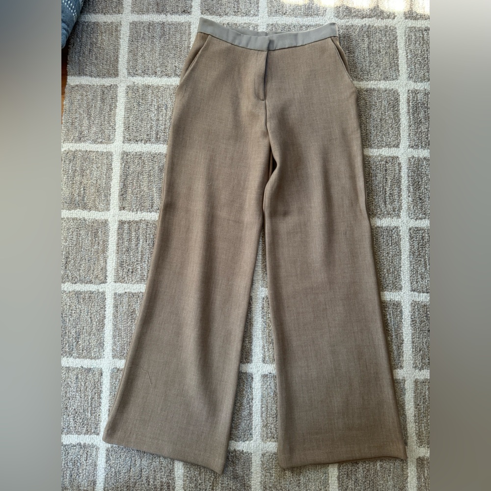 Wide leg trousers